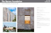 The Barnes Foundation - COnnecting REpositories · Todd Williams + Billie Tsien. Owner: Barnes Foundation. Year of completion: 2012. Climate: Humid Subtropical Climate (Koppen Climate