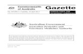APVMA Gazette no. 7, 12 April 2011 · 2011. 4. 12. · Sureduz Mosquito Candle . Active Constituent/s: 21.1g/kg piperonyl butoxide, 6g/kg bioallethrin . Applicant Name: Earl Richards