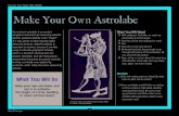 Astrolabium Edycja V | Astrolabium - Discover Your World With …astrolabium.org/system/files/MakeyourownAstrolabe.pdf · 2021. 2. 17. · National Oceanic and Atmospheric Administration