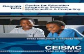 CEISMC · 2020. 1. 16. · Today’s world demands that students acquire a greater understanding of advances in science, technology, engineering, and mathematics (STEM) from an early