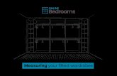 ONLINE Bedrooms ONLINE Bedrooms BEDROOMS ONLINE Measuring your fitted wardrobes. Using a tape measure