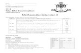 3 Mathematics Extension 2 - 4unitmaths.com4unitmaths.com/fort-st-ext2-2013.pdf2013 Trial Examination Extension 2 Mathematics Page | 11 Question 14. (15 marks) Use a separate writing