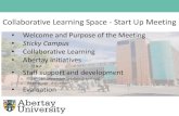 Collaborative Learning Space - Start Up Meeting 2016. 9. 8.آ  Active, collaborative learning and social