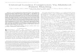 Universal lossless compression via multilevel pattern matching - …pcosman/web-14.pdf · 2003. 9. 15. · Title: Universal lossless compression via multilevel pattern matching -