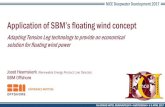 Application of SBM’s floating wind concept...SBM Offshore selected provider of wind floaters for the Provence Grand Large project offshore France 3x 8MW Paris Marseille FRANCE MCE