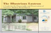 The illustrious lustron - Retro Renovation · 2018. 9. 26. · THE ILLUSTRIOUS LUSTRON 3 for single-family homes. 6 “We can have homes like Lustrons,” asserted Lustron Corporation