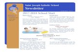 Saint Joseph Catholic School Newsletterst-joe-school.org/wp-content/uploads/2017/06/Summer-2017.pdf · 2019. 6. 27. · Emma Turba is this year’s Salutatorian. This year’s Valedictorian