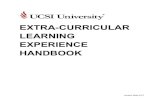 Extracurricular learning experience...EXTRACURRICULAR LEARNING EXPERIENCE (ELE) Extracurricular Learning Experience (ELE) highlights the importance of experiential learning (i.e. outside