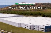 MULTI-PLY SYSTEMS · 2017. 8. 10. · Premium SBS Polymer Modified Fiberglass Base Sheet · ASTM D6163 Type I, Grade S; ASTM D4601 Type II · Listed in various fire assemblies ·