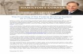 Hamilton's Corner: The Founding of the Federal Banking ... · 1850s, special chartering had given way to “free banking” in most states. Free banking meant that anyone who could