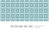 THE CIVIL WAR: 1861-1865 Unit IV: The Civil War and Reconstructionilovesocialstudies.com/wp-content/uploads/2016/01/... · 2016. 1. 5. · Arkansas May 6, 1861 North Carolina May