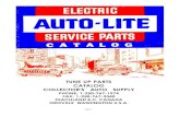 TUNE UP PARTS CATALOG COLLECTOR’S AUTO SUPPLY · 2016. 6. 11. · catalog. for example you must use the autolite catalog if your vehicle uses an autolite ignition system or the