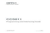 Programming and Interfacing Guide - ScioSense...Programming and Interfacing Guide CCS811 Programming guide ams Application Note Page 2 [v2-00] 2017-Sep-26 Document Feedback Content