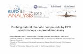 Probing natural phenolic compounds by EPR spectroscopy – a … · 2020. 2. 17. · Probing natural phenolic compounds by EPR spectroscopy – a prooxidant assay Cezara Zagrean-Tuza