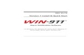 Version 7 Install & Quick Start - WIN-911 Software€¦ · WIN-911 software and discussing the basic principles of remote alarming. All four of these chapters are contained in the