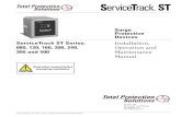 Surge Protective ServiceTrack ST Series: Installation, 080, 120, … · 2019. 8. 15. · Surge Protective Devices Installation, Operation and Maintenance Manual sERVICEtRaCk st®