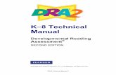 K–8 Technical Manualassets.pearsonschoolapps.com/playbook_assets/DRA2... · 2016. 6. 10. · DRA2 Technical Manual 6 Introduction to the Developmental Reading Assessment – 2nd