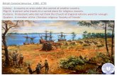 British Colonial America: 1585-1776 Colony: A country or ...Mayflower. They left Plymouth on September 6, 1620. From Plymouth, England the Mayflower set out west across the Atlantic