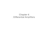 Chapter 4 Differential Amplifiersocw.snu.ac.kr/sites/default/files/NOTE/3659.pdf · 2018. 1. 30. · Chapter 4 Differential Amplifiers. CMOS Differential Amplifiers Basic ConceptsBasic