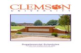 Supplemental Schedules - Clemson University · 2020. 11. 6. · Statement of Changes in Auxiliary Enterprises ... financial information by funds, eliminated double-counting of some