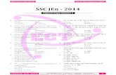 SSC JEn - 2014govtjobsdrive.in/wp-content/uploads/2017/10/SSC-JE-Mechanical... · ECT Centre’s: Jaipur Jodhpur Ajmer Lucknow 2 R SSC-JE 2014 (Objective Paper) Mechanical EngineeringSSC-JE
