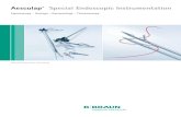 Aesculap Special Endoscopic Instrumentationitmedica.com/wp-content/uploads/2017/01/INSTRUMENTACION...for Urology Applier/Remover for intestinal clip and endo vessel clip, clip can
