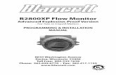 B2800XP Flow Monitor Federated...to the product described in this manual at any time without notice. Form No. B280-022 04/10 3 INTRODUCTION The B2800 Flow Monitor is a state-of-the-art,