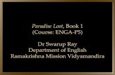 Paradise Lost, Book 1 (Course: ENGA-P5) Department of ...vidyamandira.ac.in/pdfs/e_learning/ENGA-P5, Paradise Lost...The Cosmology of Paradise Lost When Satan lands on the outer shell