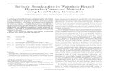 Reliable broadcasting in wormhole-routed hypercube ...jie/research/publications/Publication_files/01211117.pdfIEEE TRANSACTIONS ON RELIABILITY, VOL. 52, NO. 2, JUNE 2003 245 Reliable