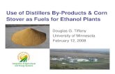 Use of Distillers By-Products & Corn Stover as Fuels for ......natural gas with biomass fuels in dry-grind ethanol plants for various technology bundles and fuels. 4.Sensitivity analysis