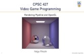 CPSC 427 Video Game Programmingrhodin/2020_2021_CPSC_427/... · 2021. 1. 18. · vec3 out_pos = projection * transform * vec3(in_pos.xy, 1.0); gl_Position = vec4(out_pos.xy, in_pos.z,