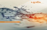 reliable – economical – innovative - lewa-nikkiso.kr · LEWA NIKKISO Austria GmbH LEWA Partnerprodukte/LEWA partner products. LEWA: Diaphragm metering pumps LEWA ecoﬂ ow: for