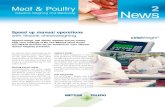 Meat & Poultry Industrial Weighing and Measuring News · Hygienic design, fast display readouts and the cutting- ... • Meets the IP69k protection standards against high-pressure