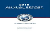 2018 NSEP Annual Report (web) 2018 Annual Report (web)_… · shuirupdqfh ri dzdug uhflslhqwv odqjxdjh surilflhqf\ whvwlqj dqg ihghudo mre sodfhphqw dvvlvwdqfh dqg wudfnlqj 7r xqghuvwdqg