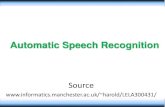 Automatic Speech Recognition - Budditha Hettige...2020/05/02  · 9 Speaker-(in)dependent systems • Speaker-dependent systems –Require “training” to “teach” the system
