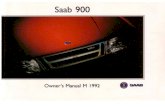 Vintage Saab Manuals - Home€¦ · Saab 900 Turbo 16 only: A safety cut-out function prevents the engine speed ex- ceeding approximately 6,000 r/min, Speedometer, milometer and trip