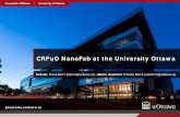CRPuO NaoFab at the University of Ottawa...photonics.uottawa.ca Universite d'Ottawa I University of Ottawa .\ ~ ,.. \ \, 1• ·, liili Ilill uOttawa Advanced Research Complex (ARC)