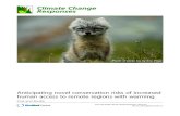 Climate Change Responses - Anticipating novel conservation ......Climate change, increasing human access, and conservation risk in the Arctic and Tropics In the Arctic, warming is