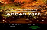 Computer Aided Surgery ACCAS 2020 · 2020. 11. 25. · Computer Aided Surgery (ACCAS) series provides a forum for academic researchers, ... A Novel Surgical Robot for Stereotactic