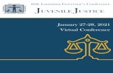 40th Louisiana Governor’s Conference JUVENILE JUSTICE · 1/27/2021  · Exploring Developmental Disabilities Including Asperger’s Syndrome and Other Levels of Autism ynthia Morgan-D'Atrio,