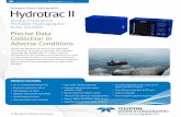 Single-Frequency Portable Hydrographic II Datasheet.pdf · 2020. 2. 17. · Hydrotrac II Single-Frequency Portable Hydrographic Echo Sounder Specifically designed for work in less-than-ideal