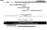 I i ALLOWANCES - NHHC...DEPARTMENT OF THE NAVY OFFICE OF THE CHIEF OF NAVAL OPERATIONS WASHINGTON, D, C. 20350 OPNAVNOTE 03 110 OP-512D .Ser 02005P51 6 …