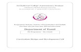 Department of Tamil · Sri Kaliswari College (Autonomous), Sivakasi Department of Tamil Choice Based Credit System - Curriculum Pattern PG Programme – M.A Tamil (2018 – 2020)
