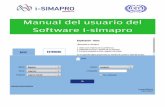 Manual del usuario del Software I-simapro · 2019. 11. 26. · 2. Página de inicio 2.1 Quien debe configurar i-simapro 3. Iniciar una nueva empresa 4. Aspectos generales del i-simapro