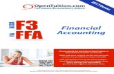 ACCA FFA Accounting - UniTanzania · 2020. 8. 8. · ACCA F3 Sept’17-June’18 Examinations Watch free ACCA F3 lectures 2 Access FREE ACCA F3 online resources on OpenTuition: F3
