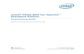 Intel FPGA SDK for OpenCL Standard Edition · 2021. 1. 25. · Programming the FPGA Offline or without a Host (program ) ... 28 5.2.6. Specifying Number of Compute