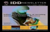 IDDNEWSLETTER · 2019. 5. 20. · Indirect infant supplementation Direct infant supplementation Infants with hypothyroxinaemia or hypothyroidism (%) A new Moroccan study shows that