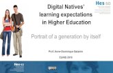 Digital Natives’ learning expectations in Higher Education...Digital Natives’ learning expectations Devices 2013 2016 Laptop 96.50% Desktop 34.88% Mobile phone 86.26% Tablet 20.25%