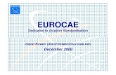 EUROCAE - ETSIdocbox.etsi.org/.../EUROCAE_BOWEN.pdfEUROCAE History EUROCAE is the European organisation dedicated to the development of technical standards in support of the aviation