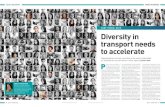 PART THREE: RACE Diversity in transport needs to accelerate...40 41 INSIGHT: INCLUSIVITY ISSUE 7 • AUGUST 2020 ISSUE 7 • AUGUST 2020 (Chartered Association of Building Engineers)